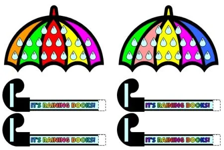 Reading Umbrella Sticker Charts: Reading incentive chart umbrella ...