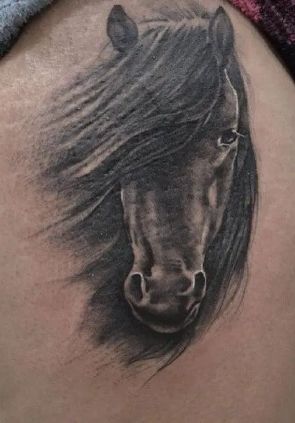 Realism horse tattoo <3 Tatuaje de caballo realista :) | Tattoos ...