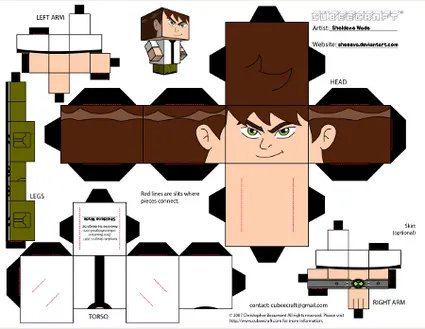Realiza un muñeco de Ben 10 « Manualidades
