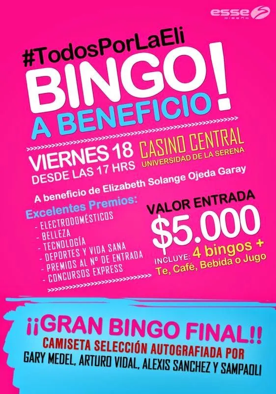 Realizarán bingo a beneficio de joven accidentada en La Serena ... Realizarán bingo a beneficio de joven accidentada en La Serena ...
