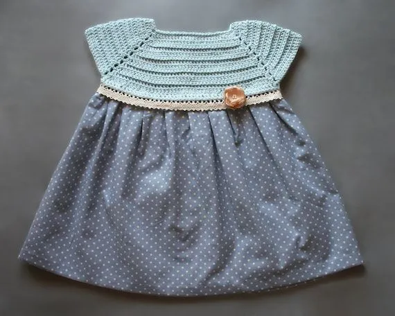 REBAJASVestido de estilo vintage para bebe niña por atelierbagatela