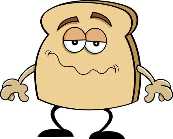 Rebanada de dibujos animados de pan — Vector stock © kenbenner ... Rebanada de dibujos animados de pan — Vector stock © kenbenner ...