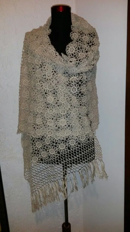 Rebozos tejidos on Pinterest | Shawl, Ganchillo and Crochet Lace ...