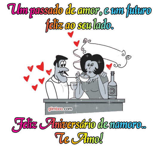 Recado Facebook Feliz Aniversário de Namoro – Te Amo