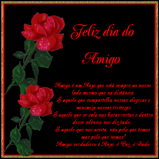 Recados de Dia do Amigo - Recados Animados para Facebook