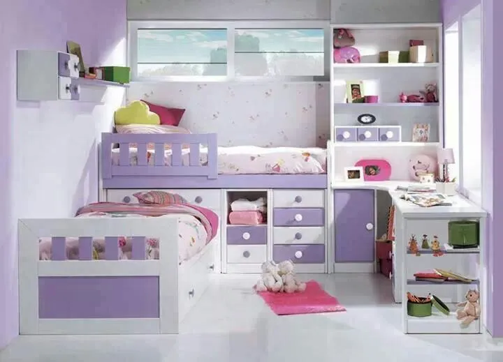 Recamara para nina | Muebles | Pinterest