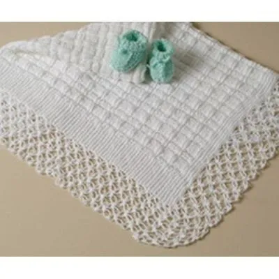 Receitas de Trico e Croche: MANTA PARA BEBÊ EM TRICÔ E CROCHÊ Receitas de Trico e Croche: MANTA PARA BEBÊ EM TRICÔ E CROCHÊ