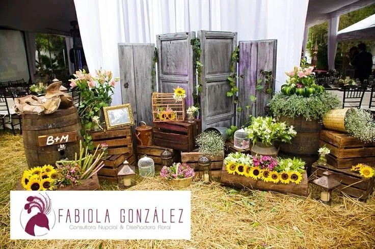 Recepción de la boda | Boda Vaquera | Pinterest