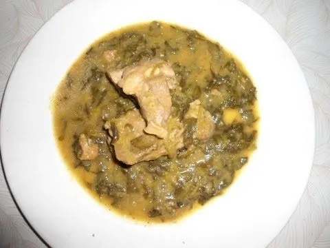 RECETA DE CARNE DE CERDO CON VERDOLAGAS-CERDO EN SALSA VERDE ...