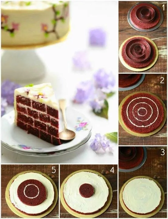 Receta express: Paso a paso: torta con ladrillitos en su interior!