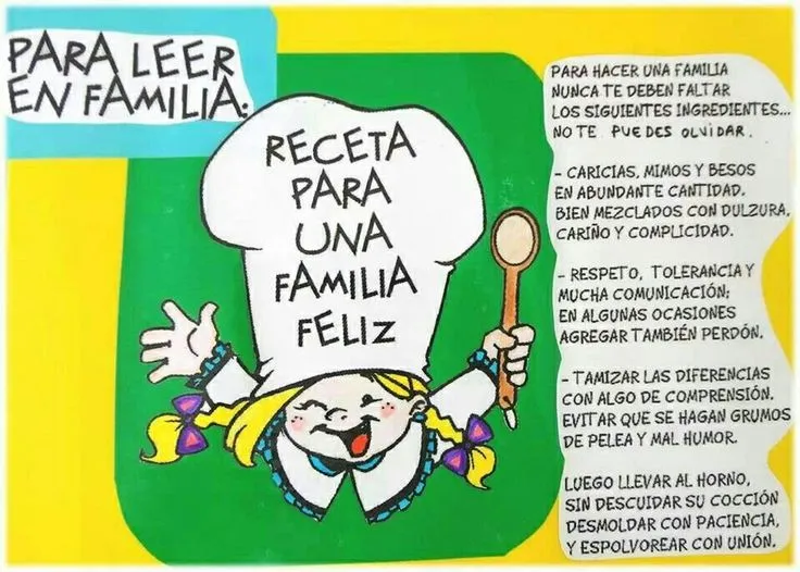 Receta de familia | Frases | Pinterest