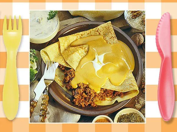 Receta de filloas saladas con chorizo frito para Carnaval Receta de filloas saladas con chorizo frito para Carnaval
