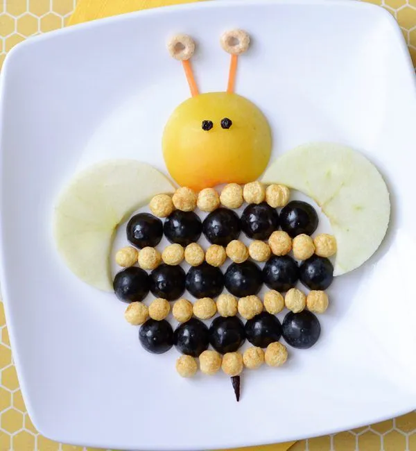 Receta con Frutas para Niños: Abeja Maya | Fiestas y Cumples Receta con Frutas para Niños: Abeja Maya | Fiestas y Cumples