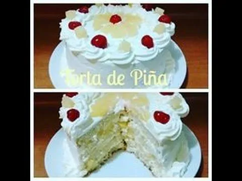 Receta: Torta De Piña Y Crema Casera - Silvana Cocina Y ...