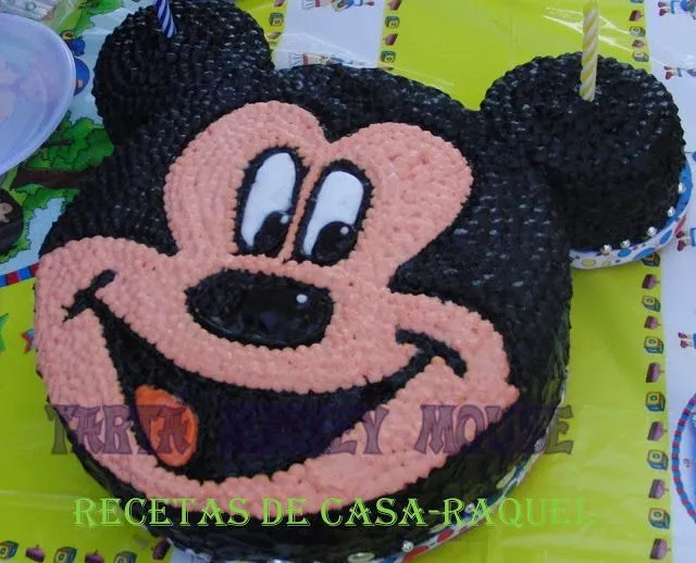 RECETAS DE CASA-RAQUEL: TARTA DE MICKEY MOUSE RECETAS DE CASA-RAQUEL: TARTA DE MICKEY MOUSE