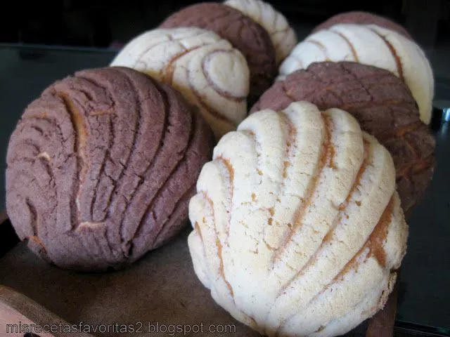 Mis recetas favoritas: Conchas~el pan dulce mexicano Mis recetas favoritas: Conchas~el pan dulce mexicano