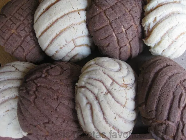 Mis recetas favoritas: Conchas~el pan dulce mexicano Mis recetas favoritas: Conchas~el pan dulce mexicano
