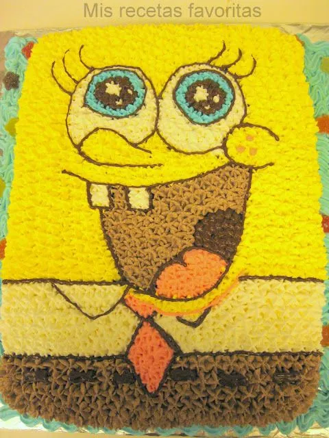 Mis recetas favoritas: Torta de chocolate "Bob Esponja" Mis recetas favoritas: Torta de chocolate "Bob Esponja"