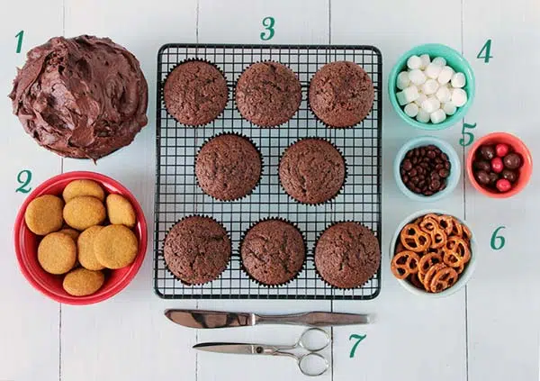 Recetas de Navidad para niños: ¡Cupcakes de chocolate navideños ... Recetas de Navidad para niños: ¡Cupcakes de chocolate navideños ...