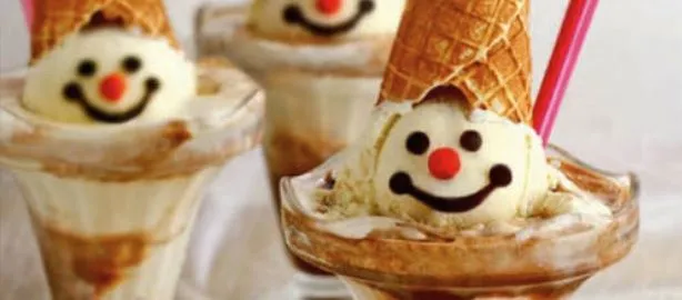 Recetas originales: Helados con carita | Mami Recetas