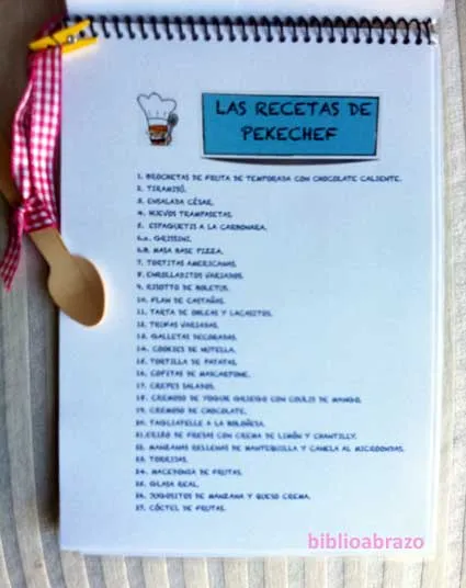 Las recetas de Pekechef | Biblioabrazo