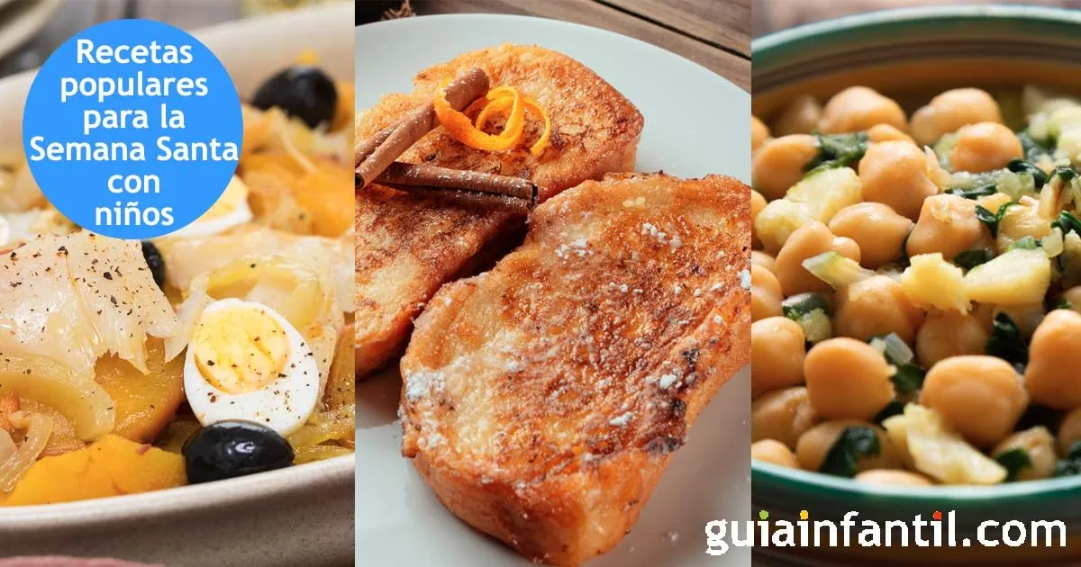 Recetas tradicionales imprescindibles en Semana Santa para niños Recetas tradicionales imprescindibles en Semana Santa para niños
