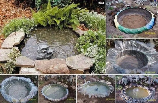 Recicla una llanta y crea una divertida fuente para tu jardin ... Recicla una llanta y crea una divertida fuente para tu jardin ...