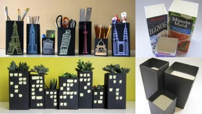 Recicladecoración: paisajes urbanos con bricks