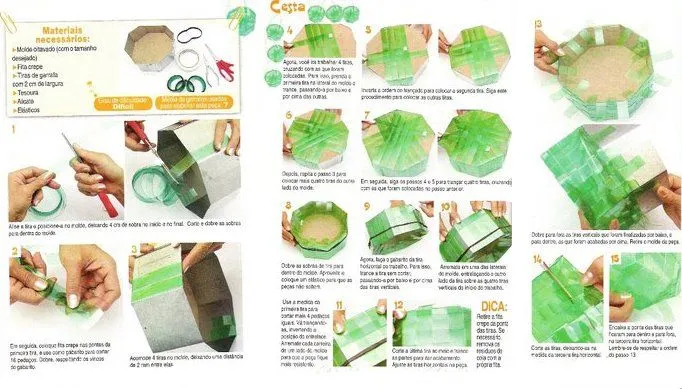 Canastos con botellas de plastico - Imagui