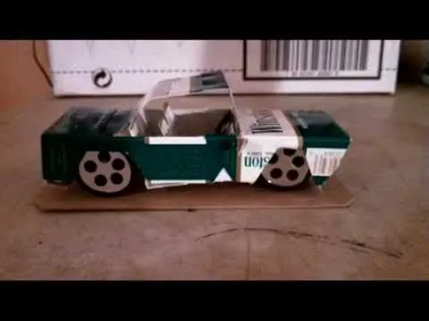 Reciclaje, carro hecho con caja de cigarrillos 2 - YouTube Reciclaje, carro hecho con caja de cigarrillos 2 - YouTube