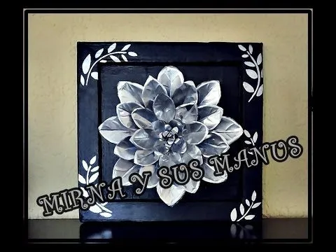 RECICLAJE. flor con latas de aluminio.RECYCLING. flower with ... RECICLAJE. flor con latas de aluminio.RECYCLING. flower with ...