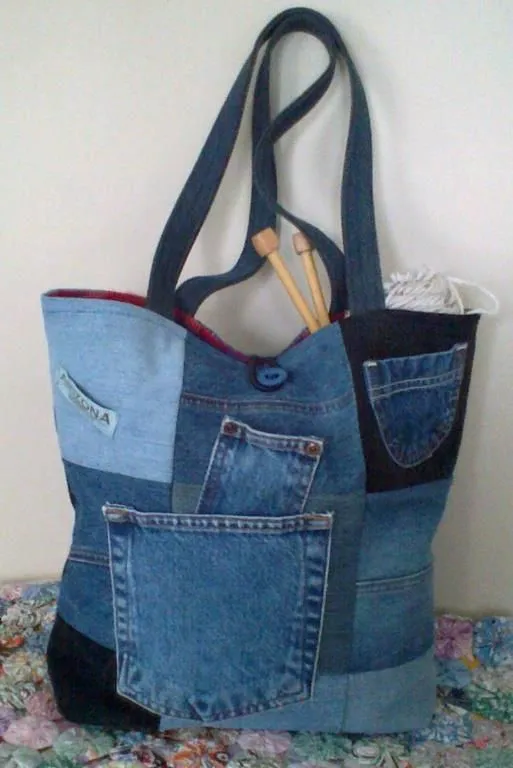 reciclaje de pantalones de mezclilla | Proyectos que intentar ... reciclaje de pantalones de mezclilla | Proyectos que intentar ...