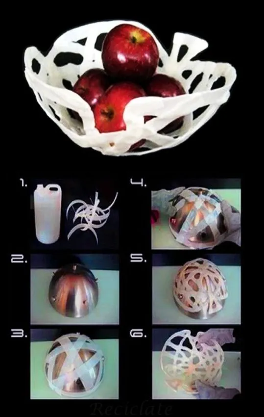 Reciclando una botella de Plástico: Canasta para frutas | Recicl@ Arte Reciclando una botella de Plástico: Canasta para frutas | Recicl@ Arte