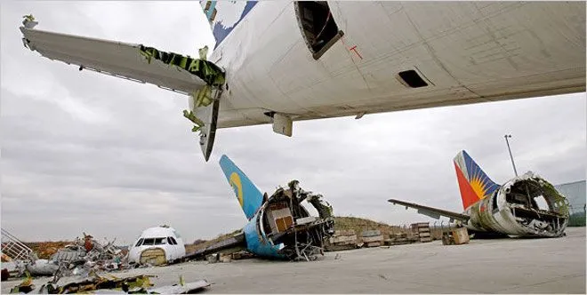 Reciclar aviones
