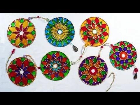 DIY - Mandala com CD - Mandala with CD - VidInfo DIY - Mandala com CD - Mandala with CD - VidInfo