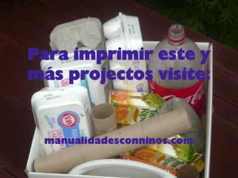 Cómo reciclar materiales para las manualidades - YouTube Cómo reciclar materiales para las manualidades - YouTube
