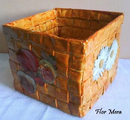 RECICLAR, REUSAR Y CREAR MANUALIDADES: CESTO CON PAPEL DE DIARIO RECICLAR, REUSAR Y CREAR MANUALIDADES: CESTO CON PAPEL DE DIARIO