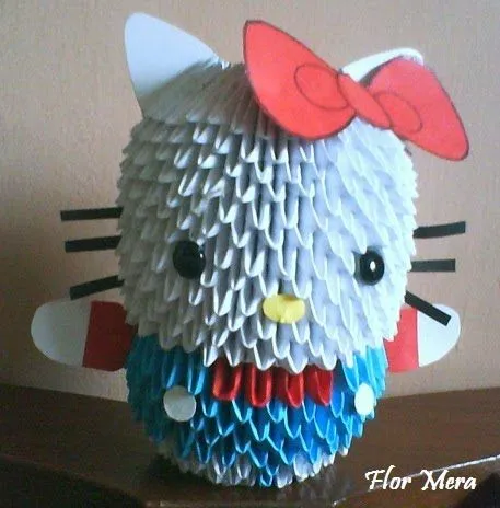 RECICLAR, REUSAR Y CREAR MANUALIDADES: HELLO KITTY EN ORIGAMI RECICLAR, REUSAR Y CREAR MANUALIDADES: HELLO KITTY EN ORIGAMI