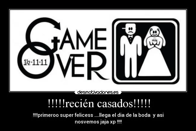 recién casados!!!!! | Desmotivaciones