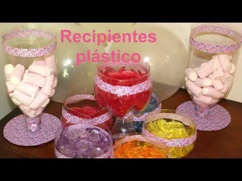 Cómo hacer recipientes de plástico para fiestas. Party ideas ... Cómo hacer recipientes de plástico para fiestas. Party ideas ...