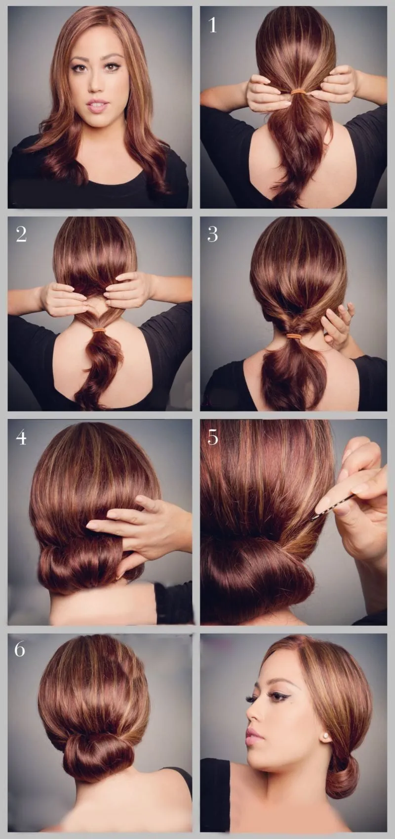 Recogidos sencillos para vestidos Strapless - Chicas Tips