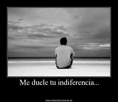 Reconstruir mi alegría: Indiferencia