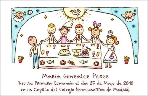 Recordatorios de Primera Comunión | Fiestas infantiles y ...