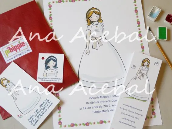 Recordatorios de Primera Comunion personalizados Recordatorios de Primera Comunion personalizados