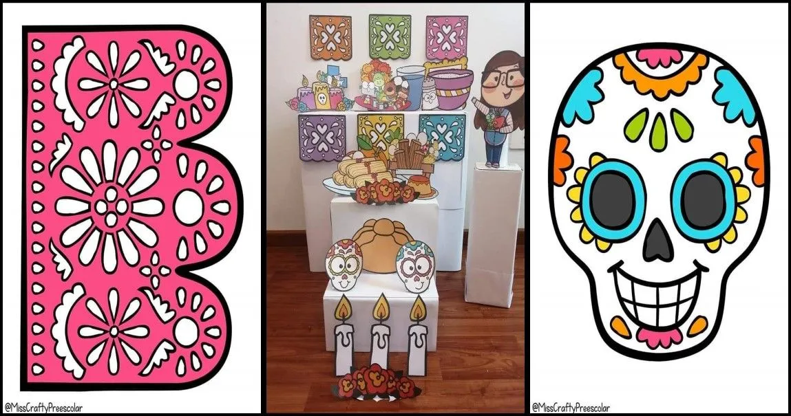 RECORTABLE ALTAR PARA EL DÍA DE MUERTOS – Imagenes Educativas