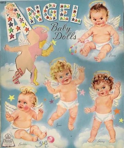 Recortables de angelitos bebes | Manualidades Infantiles