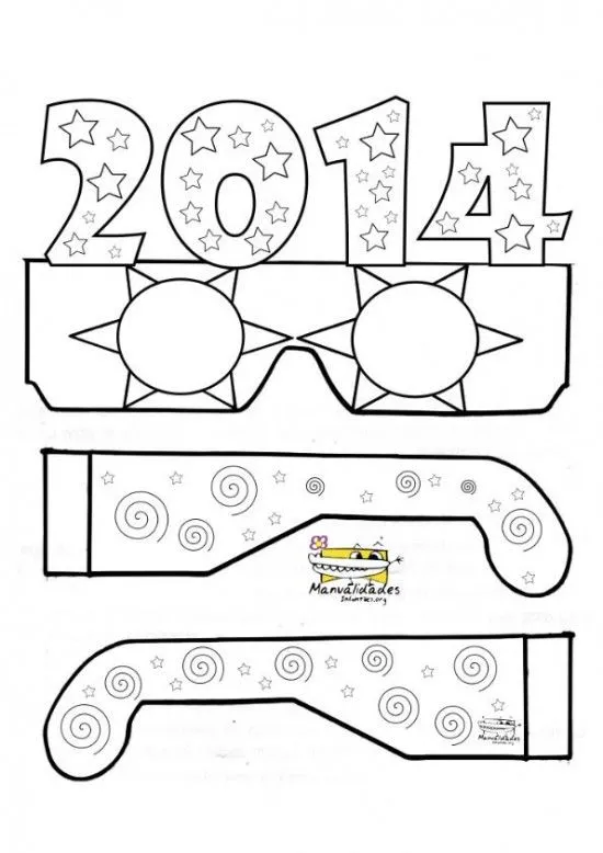 Recortables para año nuevo | Manualidades InfantilesManualidades ... Recortables para año nuevo | Manualidades InfantilesManualidades ...