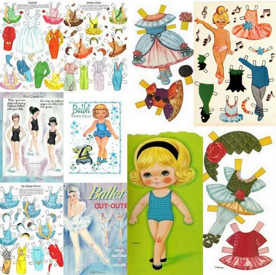 Recortables de bailarinas para imprimir - Manualidades Infantiles Recortables de bailarinas para imprimir - Manualidades Infantiles