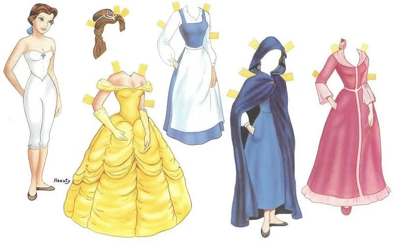 RECORTABLES DE BELLA DE DISNEY RECORTABLES LA BELLA Y LA BESTIA RECORTABLES DE BELLA DE DISNEY RECORTABLES LA BELLA Y LA BESTIA