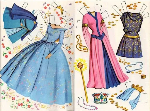 Recortables la Bella Durmiente | Manualidades Infantiles Recortables la Bella Durmiente | Manualidades Infantiles